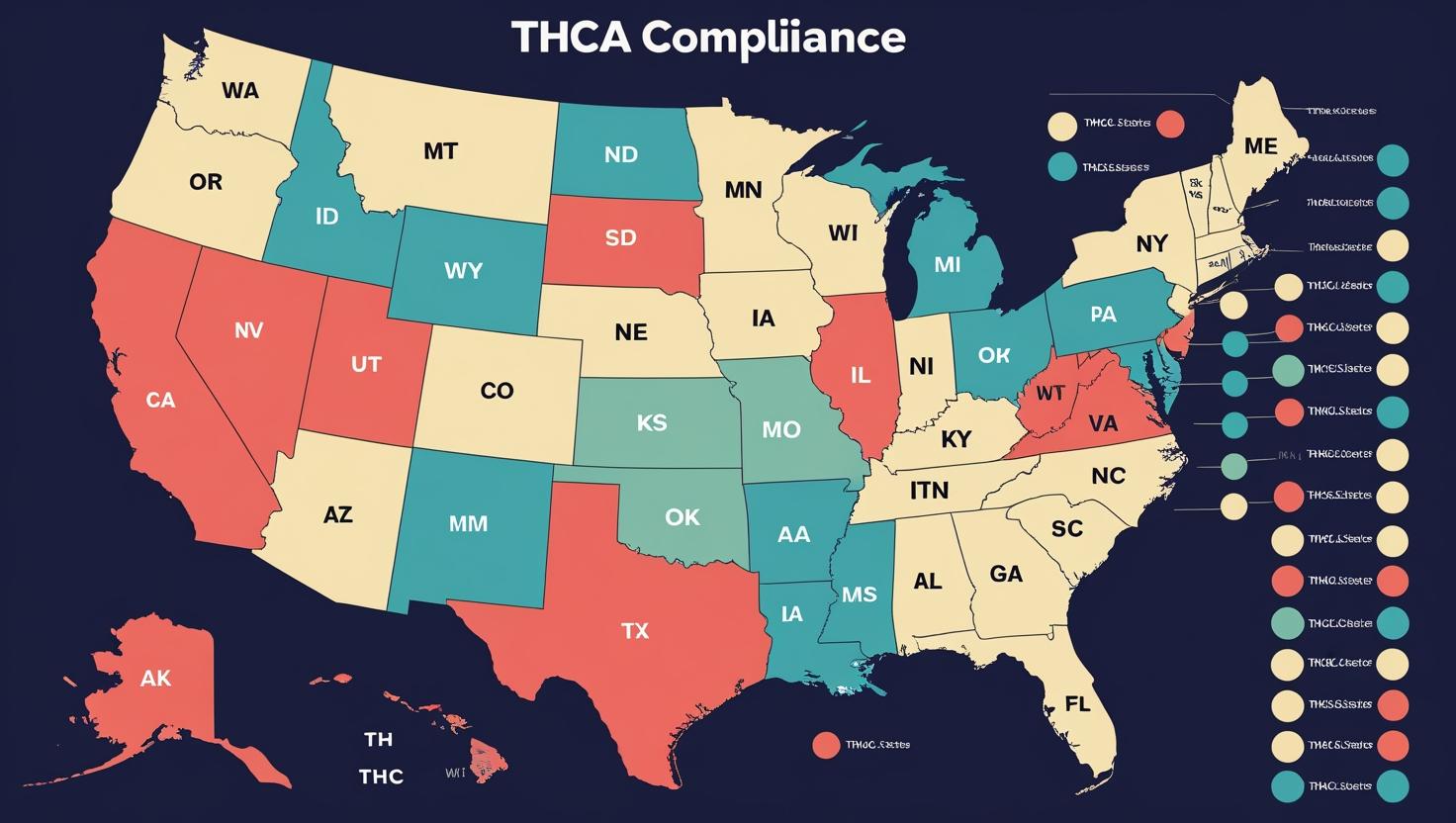 THCA Compliance by state